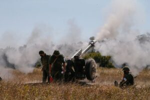 Isehakanud Donetski Rahvavabariigi väed osalesid 2020. aasta augustis Donetski linna lähedal sõjaväeõppustel.