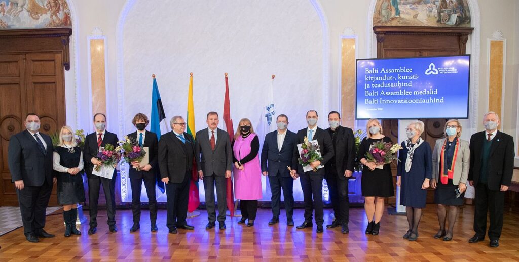Balti Assamblee kirjandus-, kunsti- ja teadusauhinna, Balti Assamblee medalite ja Balti innovatsiooniauhinna üleandmise tseremoonia 2020.