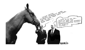 Putin ja tark hobune